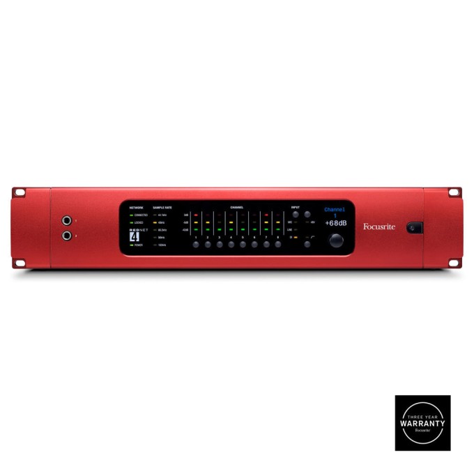 INTERFACE WITH 8 MICROPHONE PREAMS/LINE INPUTS INTERFACE WITH 8 MICROPHONE PREAMS/LINE INPUTS